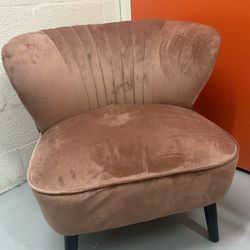 Blush Velvet Armchair 