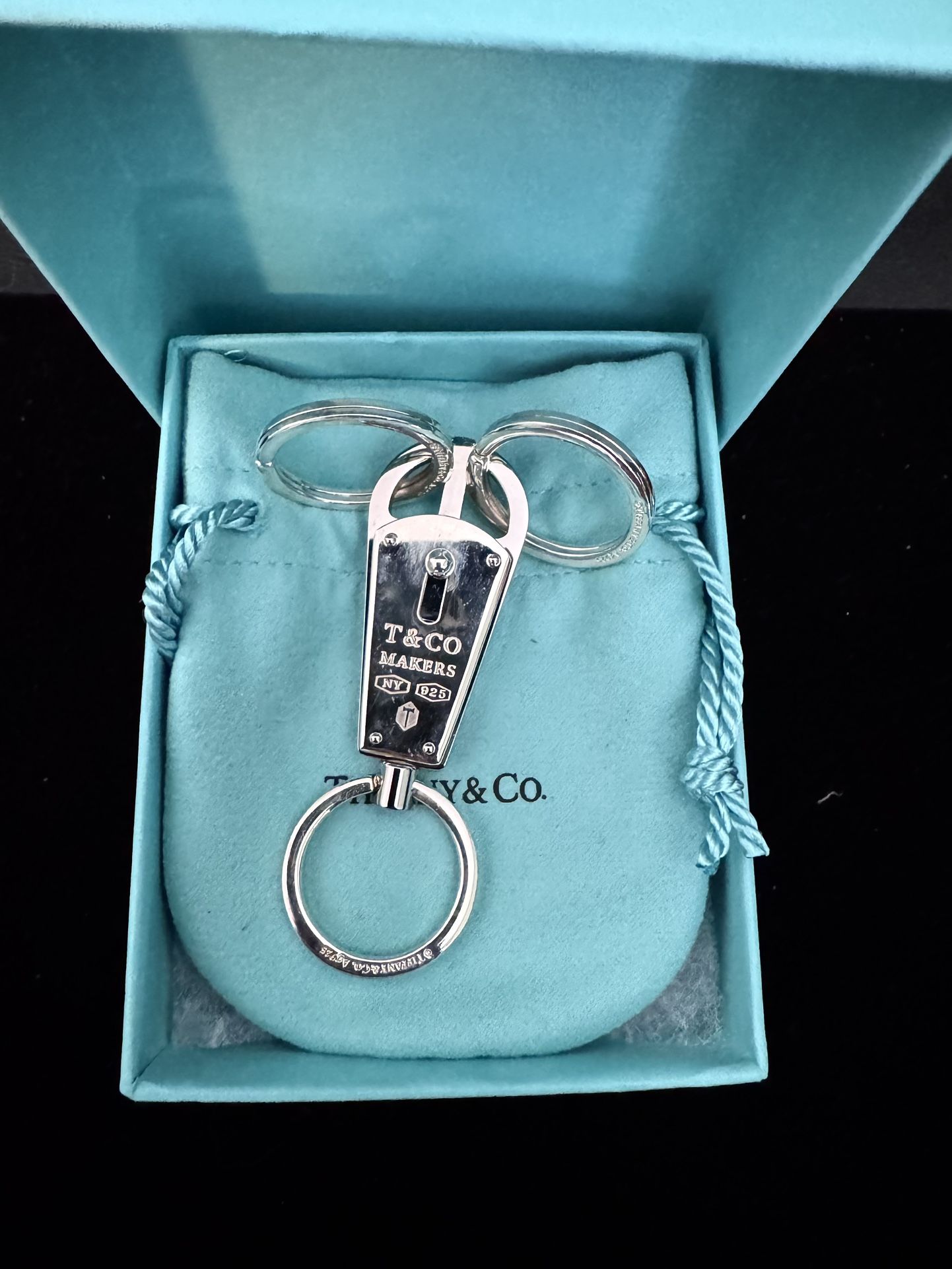 Tiffany & Co. Valet, Sterling silver key chain