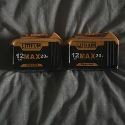 2 Pack 20V 12.0Ah Lithium-Ion Replacement Batteries for DeWalt 20V Max Power Tools