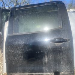 2012-2018 Black Chevrolet Silverado Driver Rear Door OEM MKD77