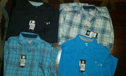 BRAND NEW UNDER ARMOUR FISHING SHIRTS
