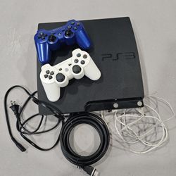 PS3, 2 Controllers, & 7 Games