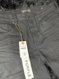 Black Slim Fit Purple Brand Jeans