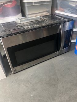 Kenmore Stainless Steel Microwave - As Is