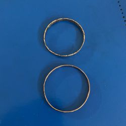 Sterling silver bracelets, $15 each