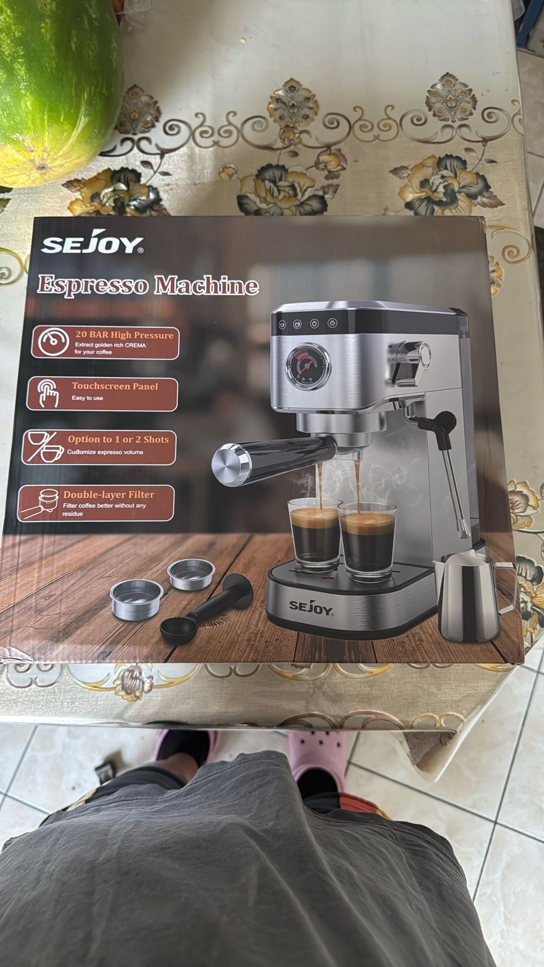 SEJOY Espresso Machine
