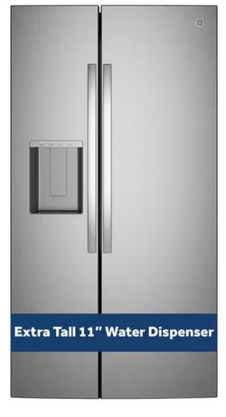 GE Stainless Steel Side-by-Side Refrigerator