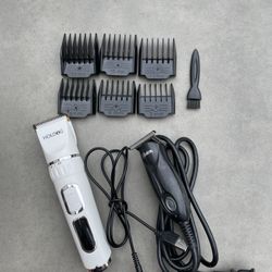 2 Dog Grooming Trimmers W/ Attachments