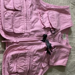 L L Bean Fishing Vest Girls 10/12 With Tackle