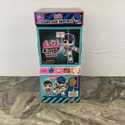 LOL Surprise Boys Arcade Heroes Action Figure Doll with 15 Surprises 