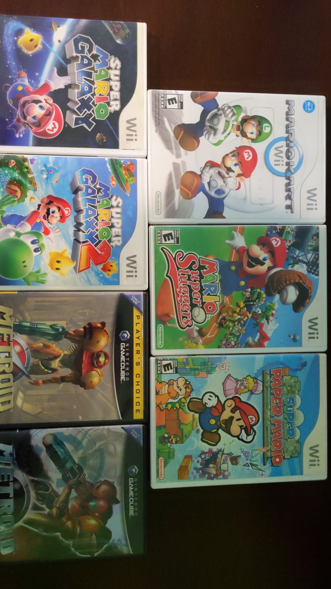 Nintendo wii and gamecube game lot