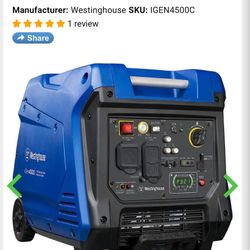 Westinghouse 4500 Inverter Generator