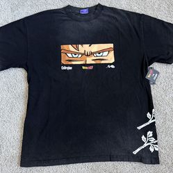Soldout Dragon Ball Z Civil Regime Shirt Mens Large Black Android 16 Oversized Tee New with tags and bag