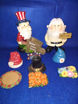 2 Gnomes For https://offerup.co/faYXKzQFnY?$deeplink_path=/redirect/ Changes With Seasons.Pick Up In Selden NY