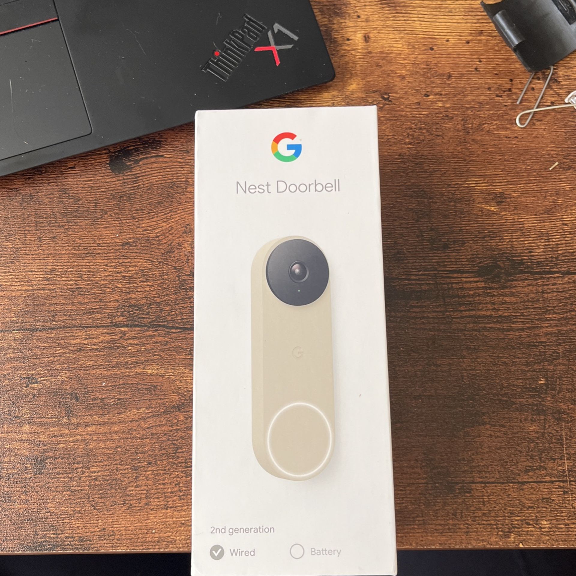 New Google nest chime Doorbell Wired
