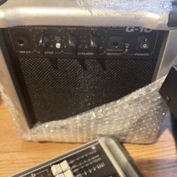 Esteban G-10 guitar amplifier, a portable 12-watt practice amplifier suitable for both electric and acoustic guitars. 