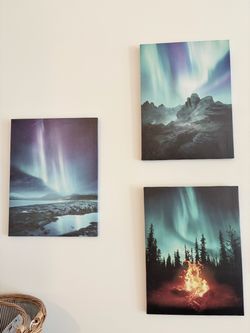 Northern lights art