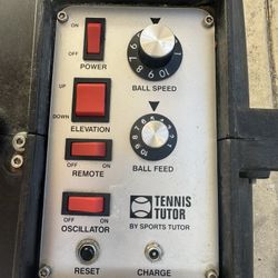 Tennis Tutor Tennis Ball Machine With Remote 