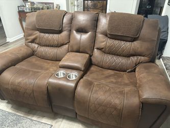 Recliner sofa and loveseat