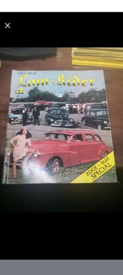 Vintage 1978 Lowrider Magazine Vol. 2 No. 4 - Rare Zoot Suit Special