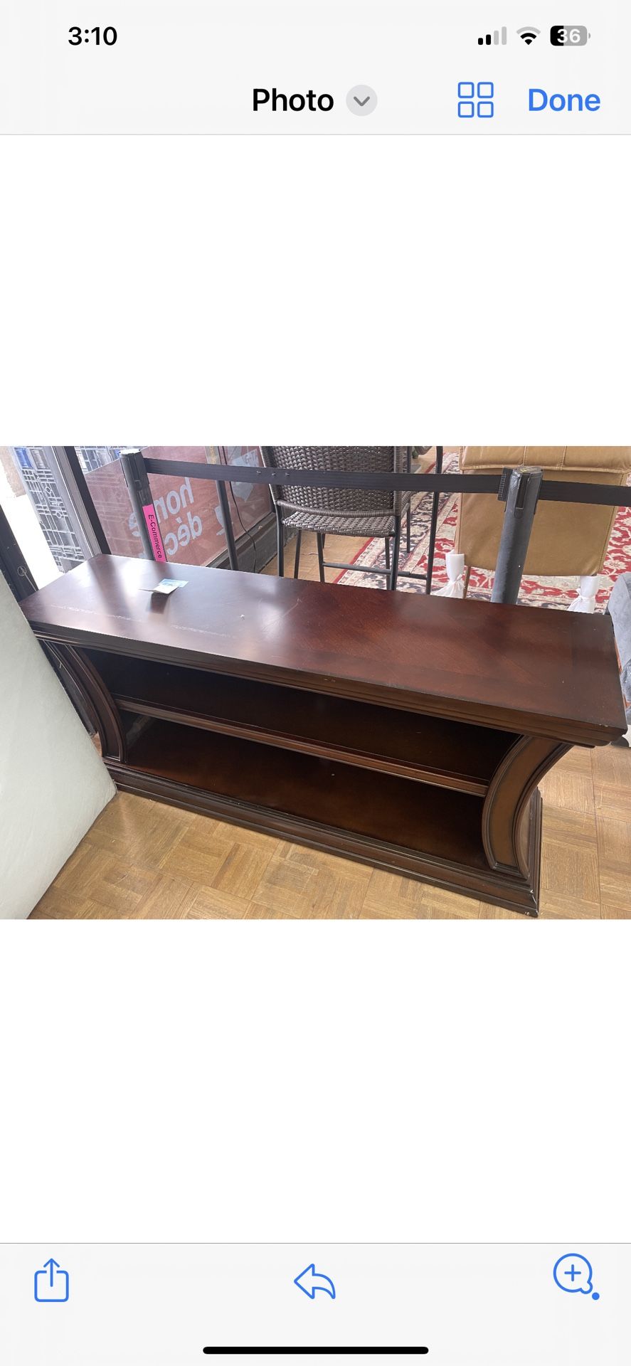 Mahogany Wood Book Case