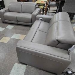 CORREZE REAL LEATHER POWER RECLINING SECTİONALS SOFAS COUCHS WITH INTEREST FREE PAYMENT OPTIONS 