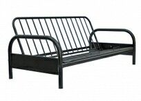 Brand new black metal futon frame only