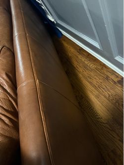 Leather sofa