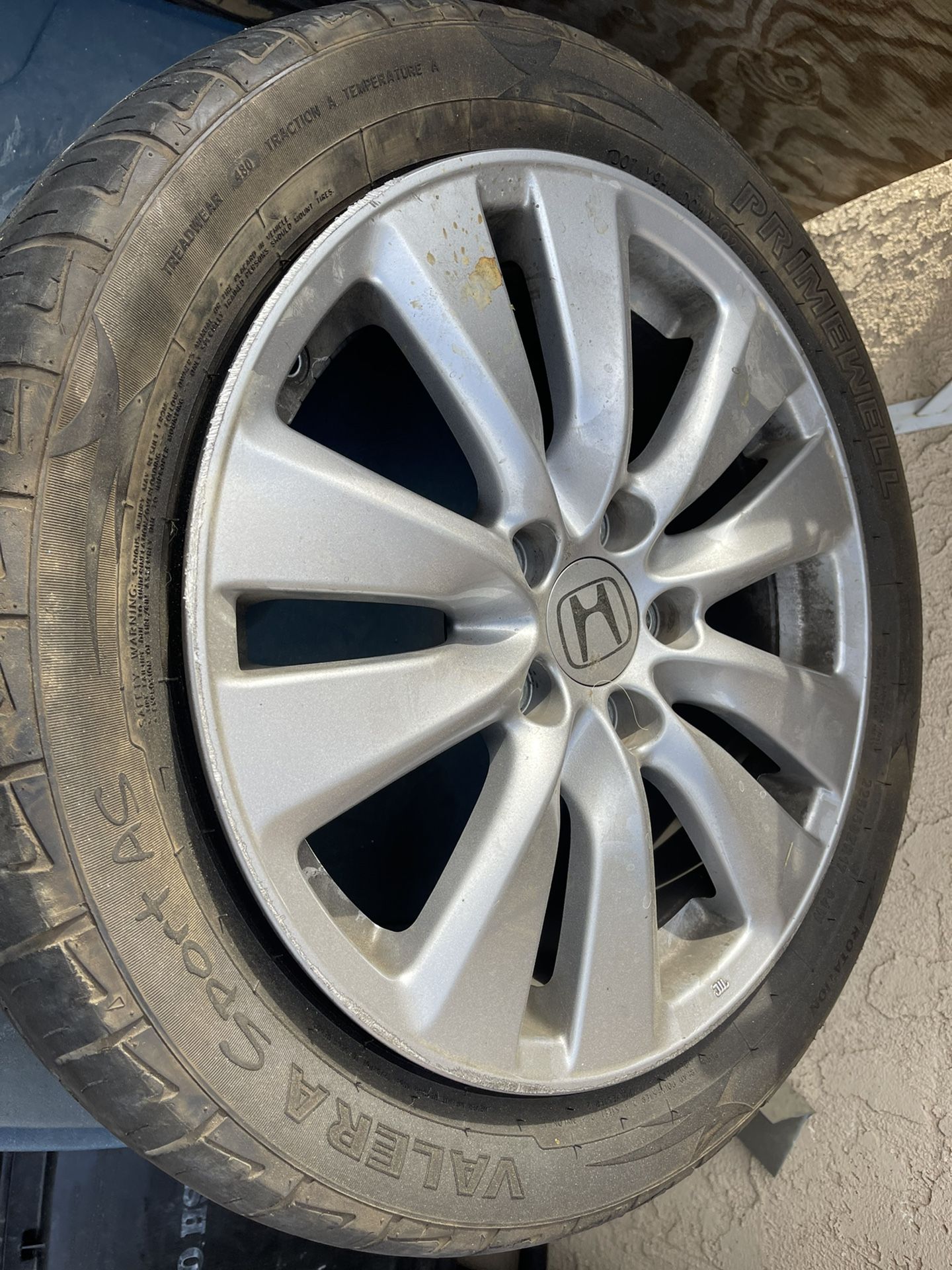 Honda Accord Wheel - Rim - Tire - Rines 17”