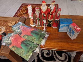 Holiday Santa decorations