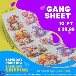 DTF Gang Sheets 10 Ft  $39.99
