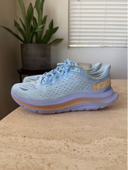 HOKA ONE ONE Kawana 1123164 Light Blue Orange WOMEN'S SZ 11 B US 🔥