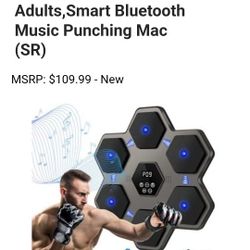 2025 New Music Boxing Machine for Adults,Smart Bluetooth Music Punching Machine with Boxing Gloves,Boxing Machine