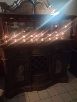 Wine bar a day table san Mateo collection polaski furniture
