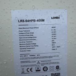 Longi Solar Panel