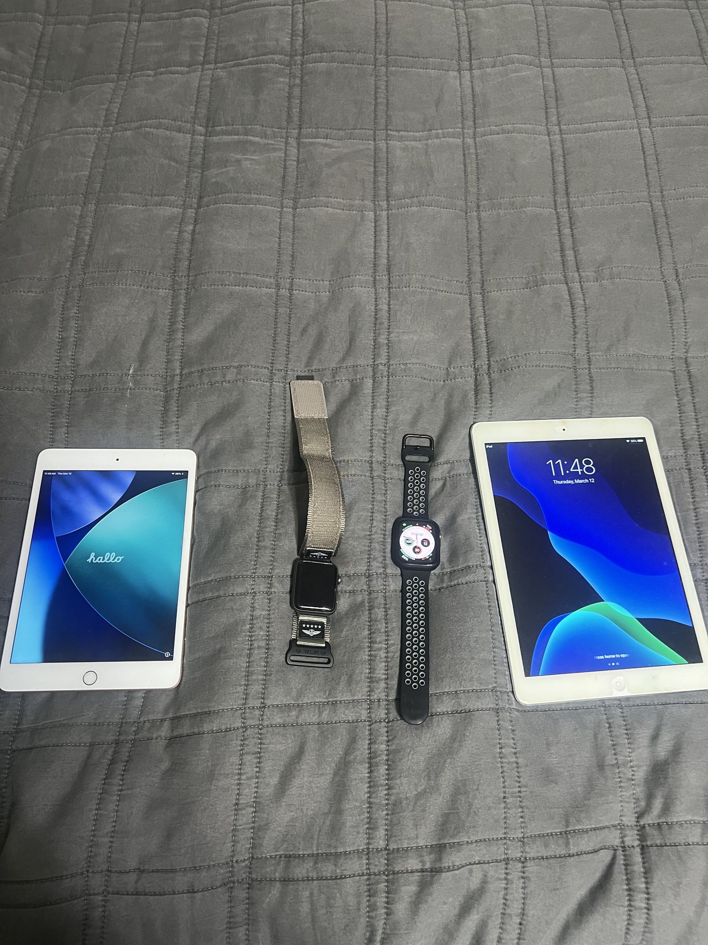 iPad and Apple Watch for sale