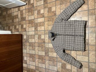 Cotton On Chocolate Checkered Jacket