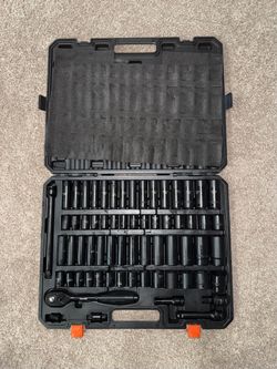 Brand New 65 Piece Master 1/2 Impact Socket Set No Skips