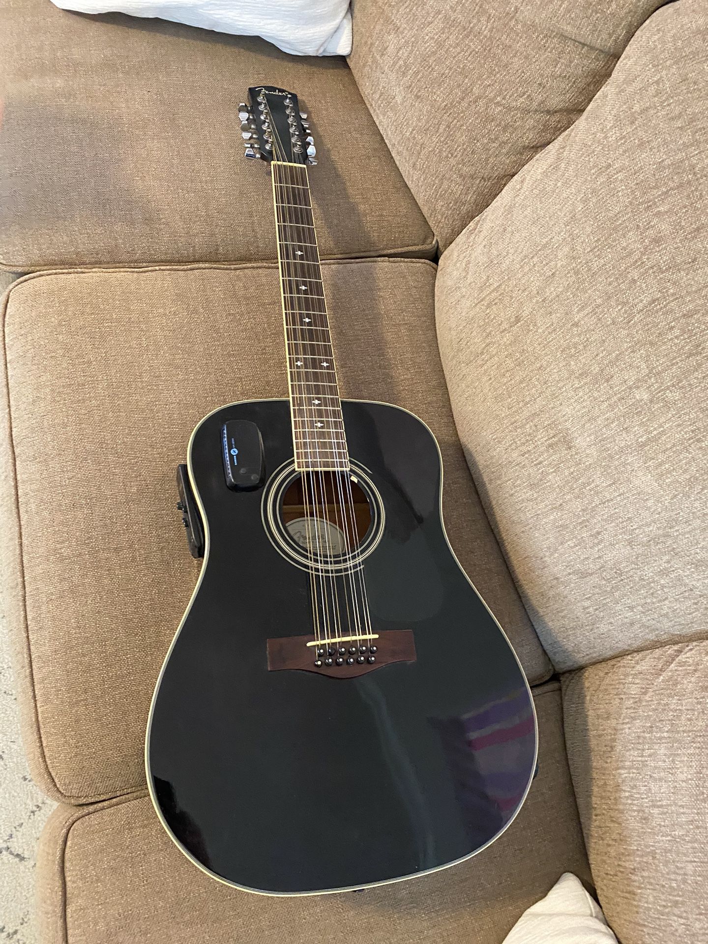 Fender Electric Acoustic 12 String Guitar DG-16E-12 Black