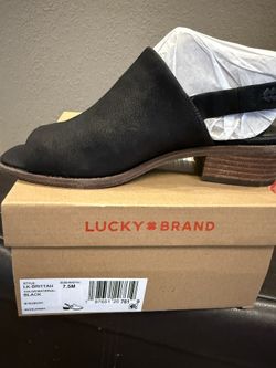 Lucky Brand Black Sandals