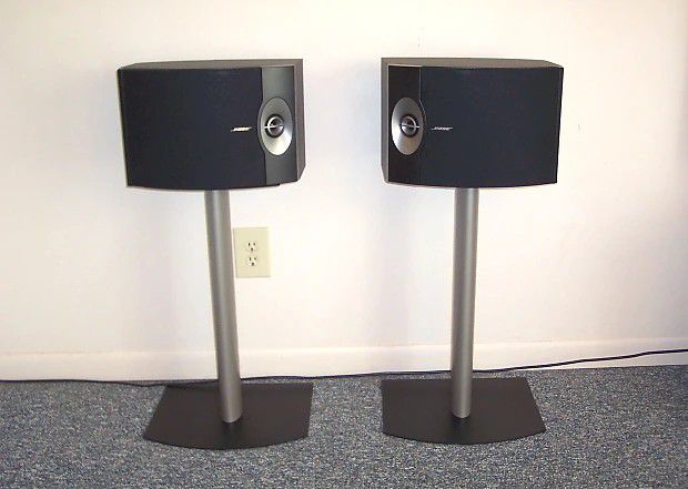 Bose 301V Speakers with floor stands