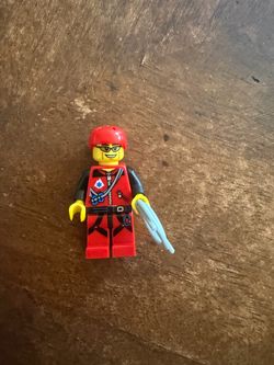 LEGO Minifigure Mountain Climber Series 11 With Rope & Stand