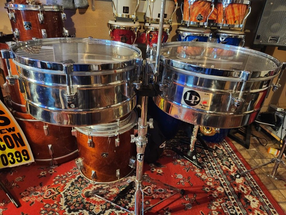 Latin Percussion Tito Puerte Timbales for Sale in Menifee, CA OfferUp