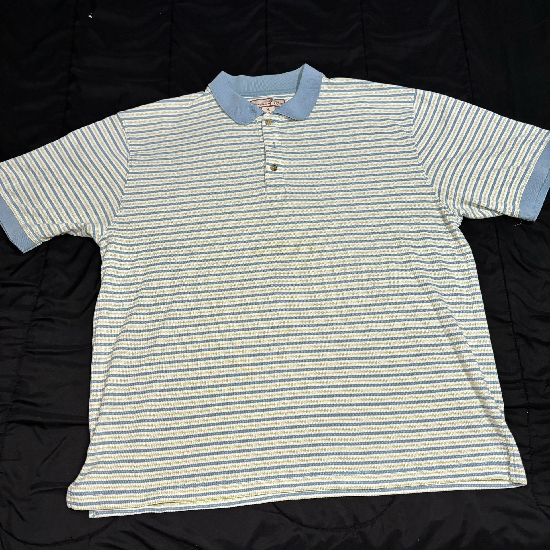 Paradise Blue golf polo