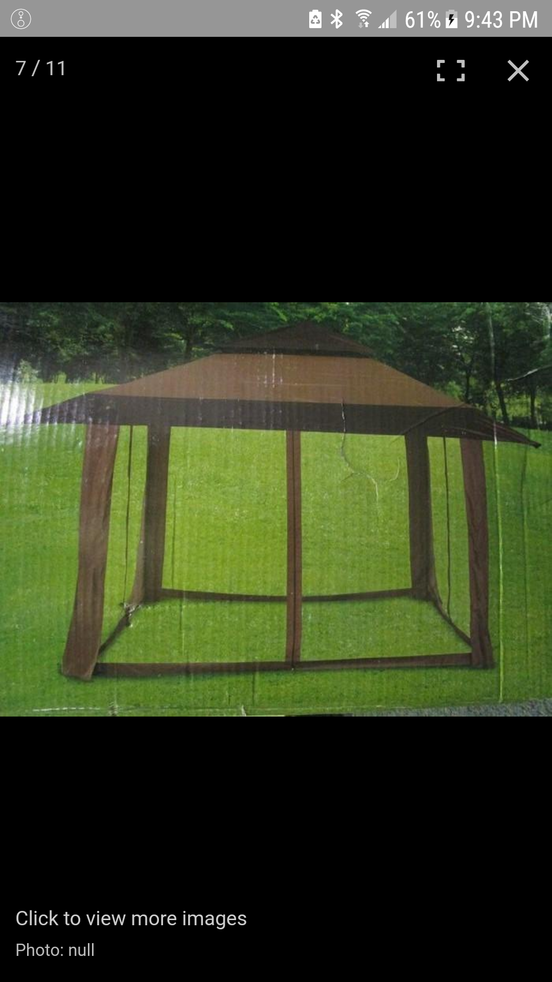 Rite Aid instant screen pop up screen gazebo