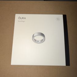 OURA RING 4 SILVER SIZE 10- 🟢🟢 BRAND NEW 🟢🟢