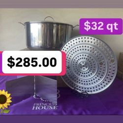 Olla Tamalera Vaporera 32qt Capacidad Para 100 tamales  Birria Pozole Menudo  Barbacoa $285.00 Princess House Ventas Finales