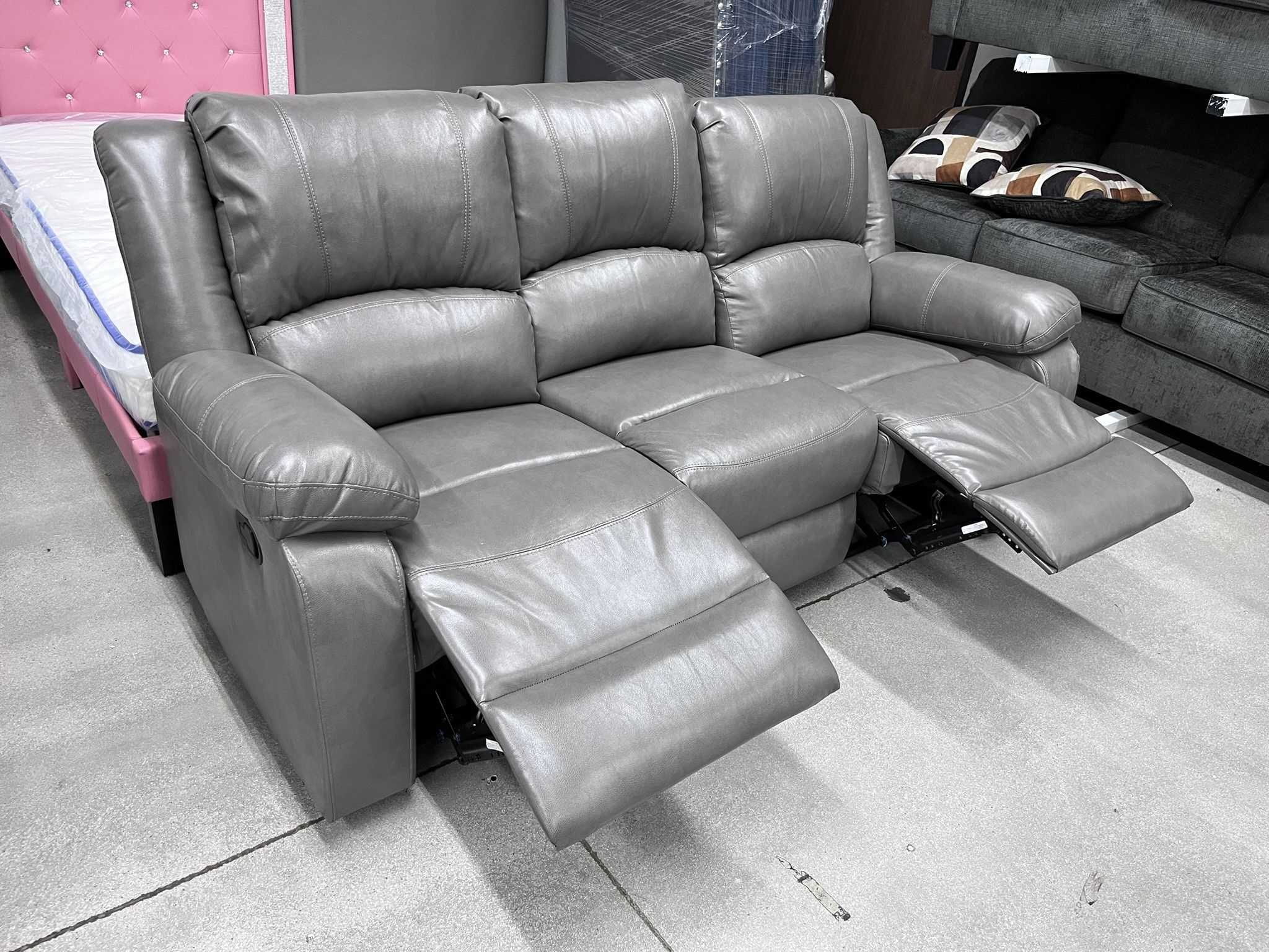 Manual Recliner Sofa Set 🔥 Take It Home With Only $50 Down