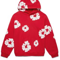 Red Denim Tear Hoodie Size Small 