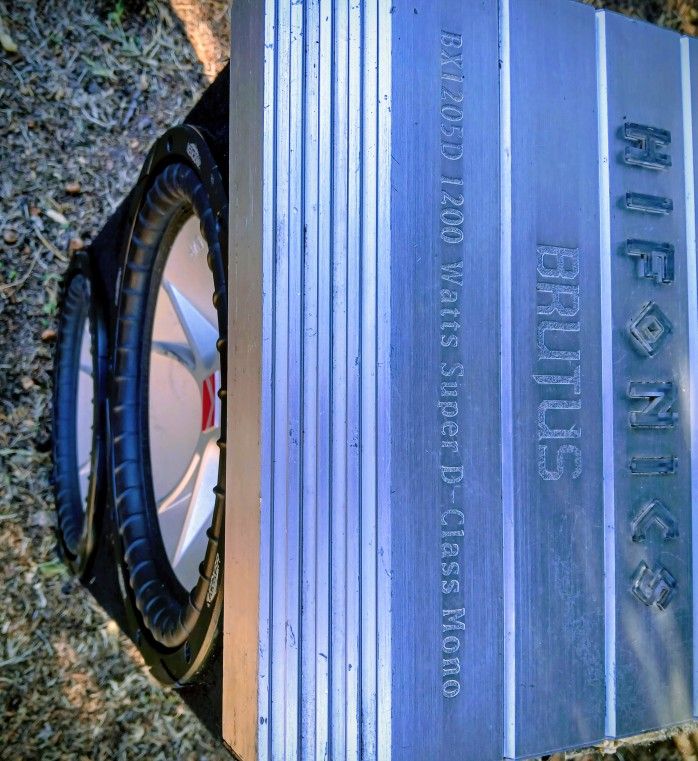 Subwoofers Amp Big Bad Boy HIFONICS  THE BRUTUS 1200 WATT AMP,   